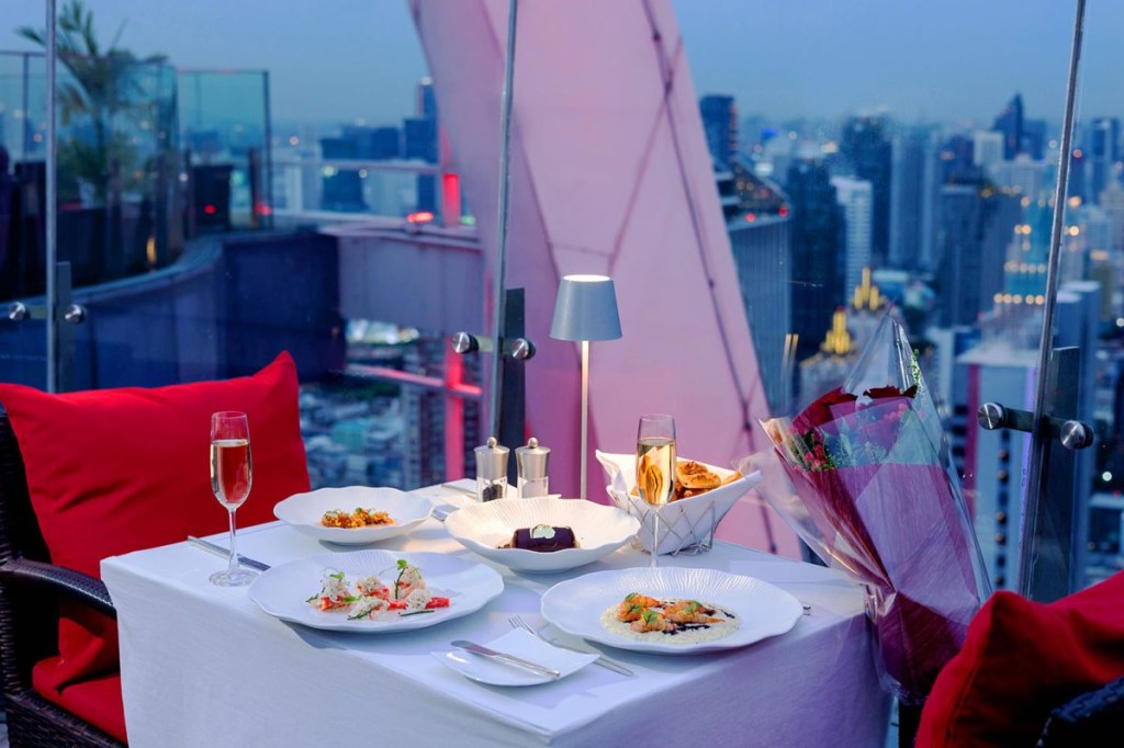Red Sky Launches Romantic Dinner for Two Promotion promising an Enchanting Evening above Bangkok