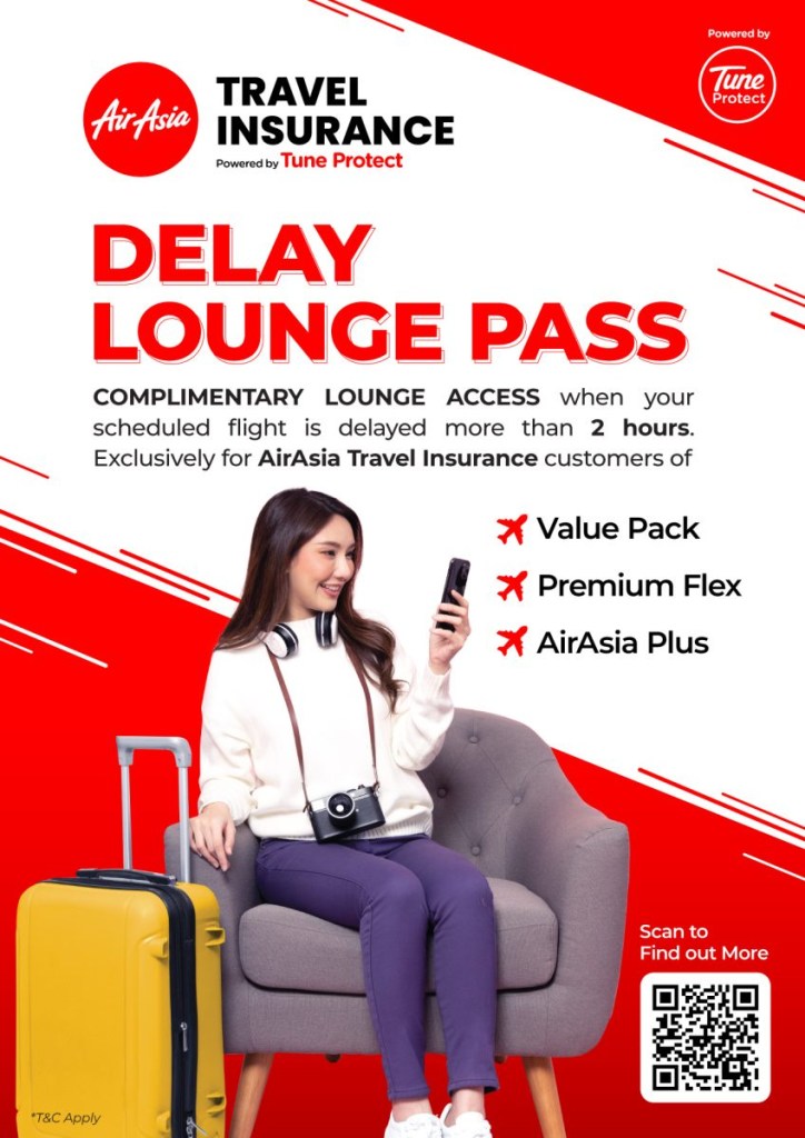 Transforming Flight Delay Experience Delay Lounge Pass for AirAsia Travel Insurance Customers